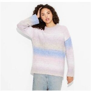 NWT Wild Fable Crew Neck Oversized Boucle Pullover Holiday Sweater